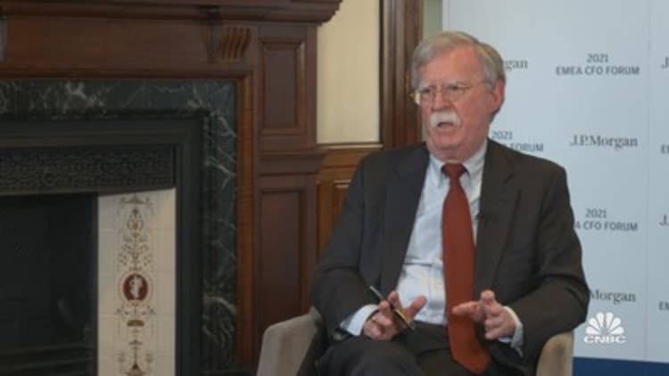 John Bolton says U.S. should consider ways to get Belarus' Lukashenko out of power