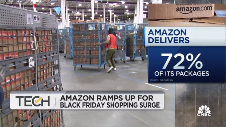 Amazon ramps up delivery service ahead of Black Friday surge