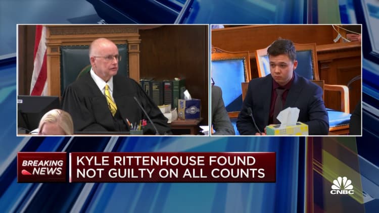 Kyle Rittenhouse found not guilty on all counts