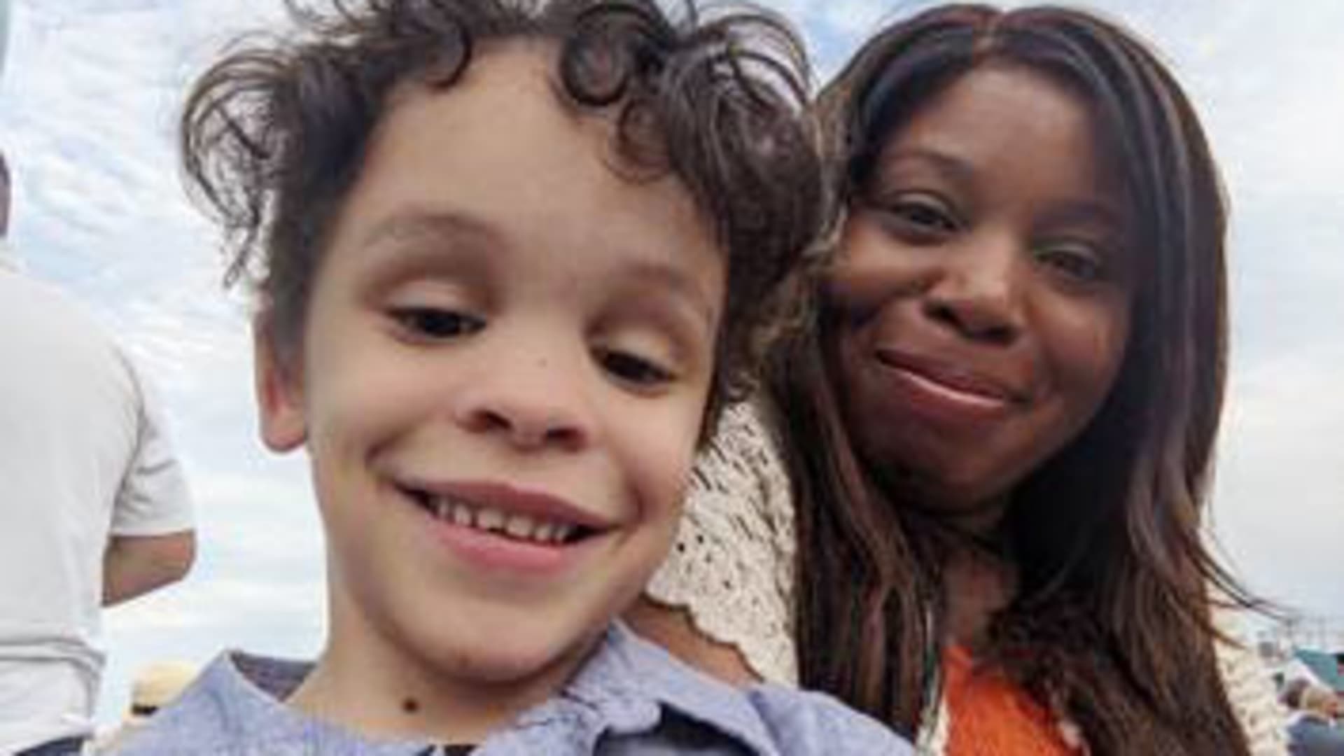 Stephanye Blakely, pictured with her son, quit her job during the pandemic and started a new career as a software engineer.