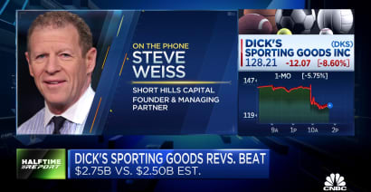 Dick's Sporting Goods stock gets hammered after earnings despite beat, raised guidance