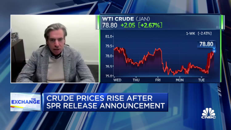 Goldman's Currie: The ultimate impact of the SPR oil release will be miniscule, at best