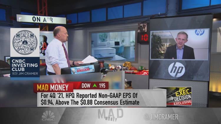 Watch Jim Cramer's full interview with HP Inc. CEO Enrique Lores