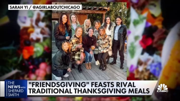 Americans give thanks for 'Friendsgiving' this year