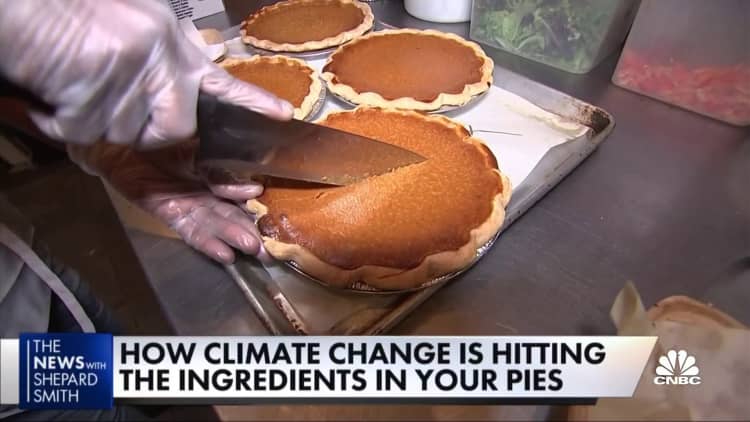 How climate change is hitting the ingredients in your pies