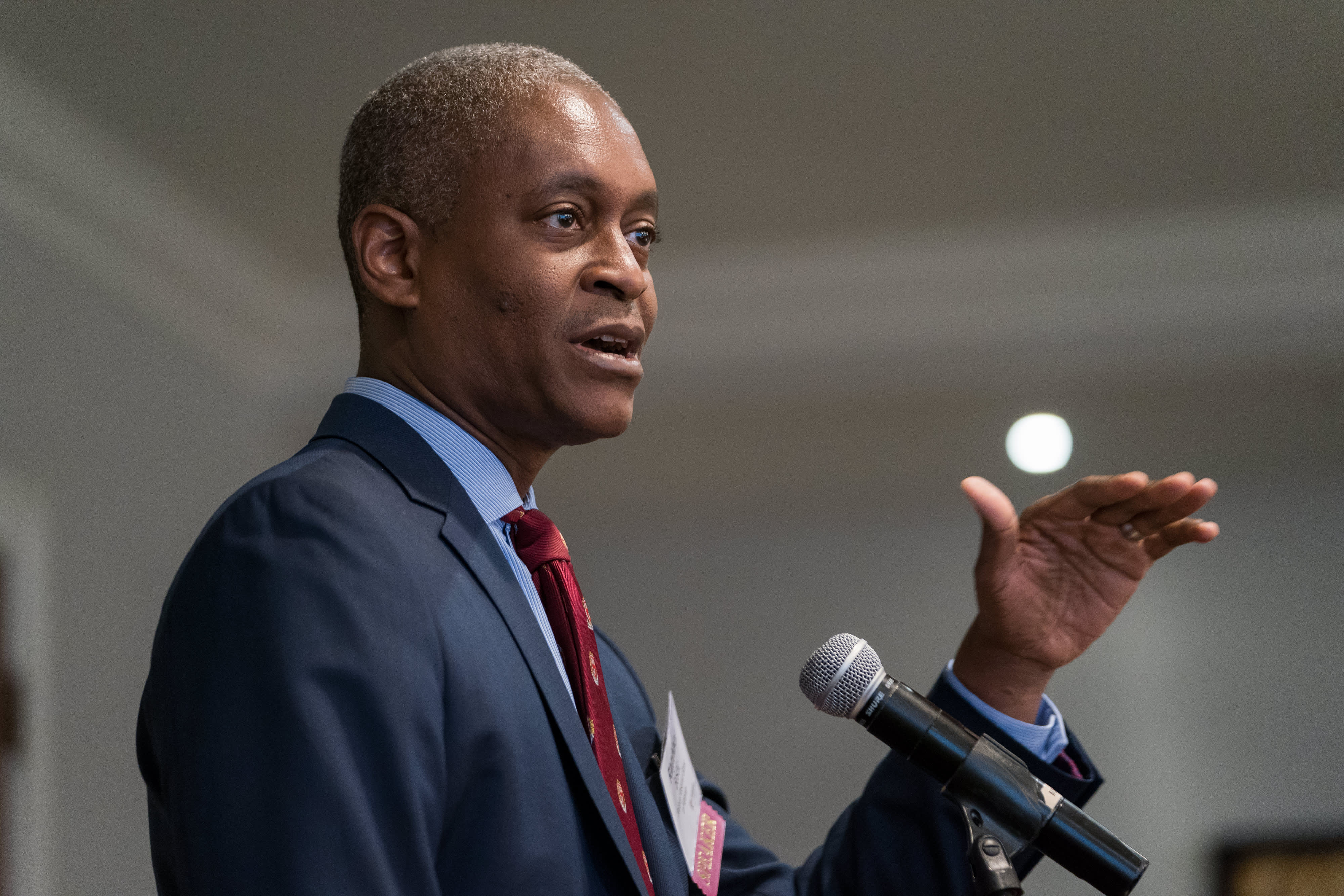 Fed&#39;s Bostic says he remains open to faster taper, 1 or 2 hikes in 2022