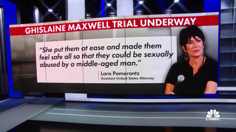 Ghislaine Maxwell sex trafficking trial begins