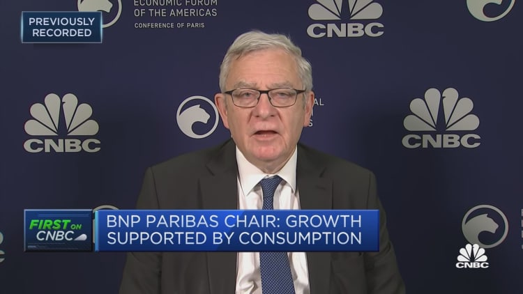 BNP Paribas chairman: 'You'll be disappointed' expecting Europe to become like U.S., China