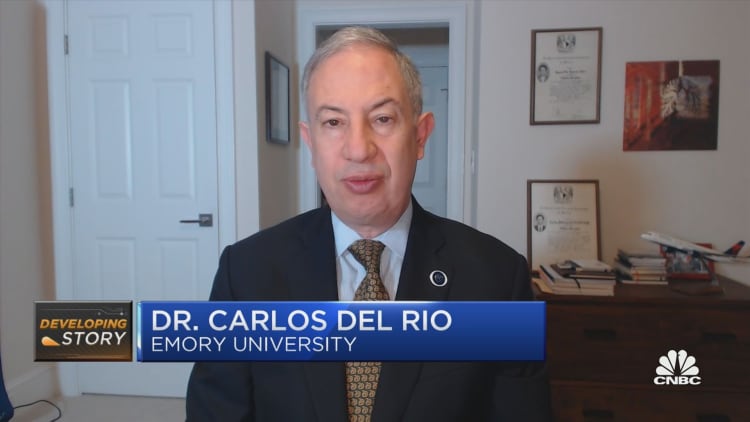 Dr. Del Rio: Don't forget about the Delta variant as we assess the risks from Omicron