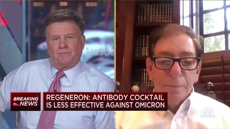 Regeneron CEO: We'll likely have to constantly adapt our antibody cocktail
