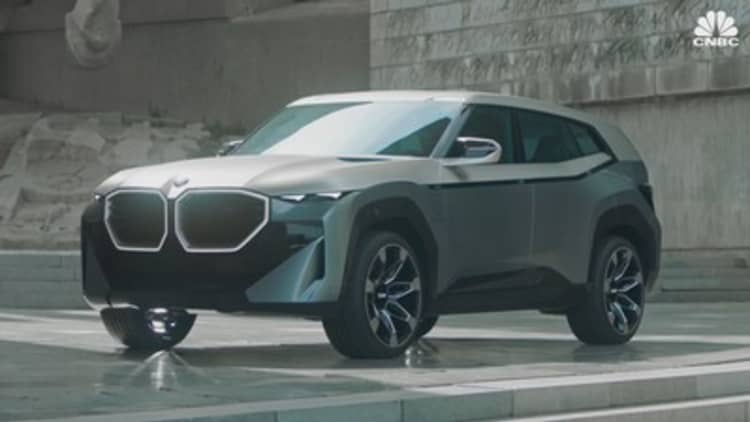 BMW unveils new hybrid concept electric vehicle, called the BMW XM