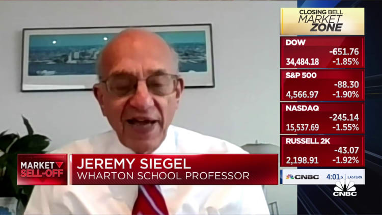Inflation will be with us for more than a year, says Wharton's Jeremy Siegel