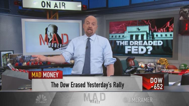 Jim Cramer's investment advice after Tuesday's broad market declines