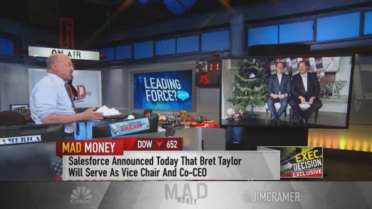 Salesforce's Marc Benioff discusses decision to promote Bret Taylor to co-CEO alongside him