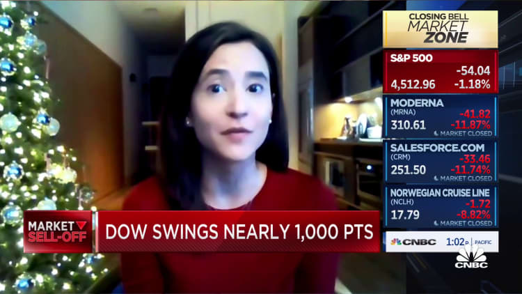 JPMorgan's Gabriela Santos says stocks will recover despite omicron