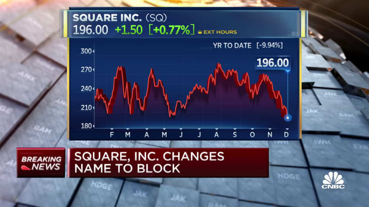 Square changes company name to Block