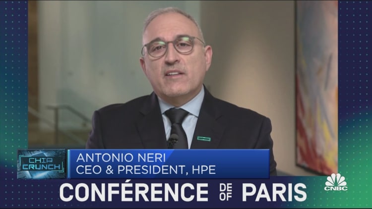 HPE CEO on supply chain crisis: 'We're going to be in much better shape' after summer of 2022