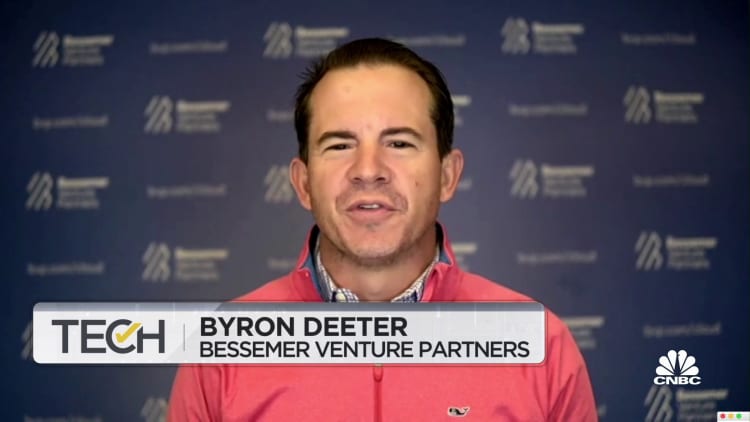 Cloud stock volatility is likely to remain for the coming weeks, Byron Deeter says