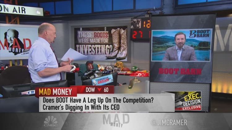 Watch Jim Cramer's full interview with Boot Barn CEO Jim Conroy