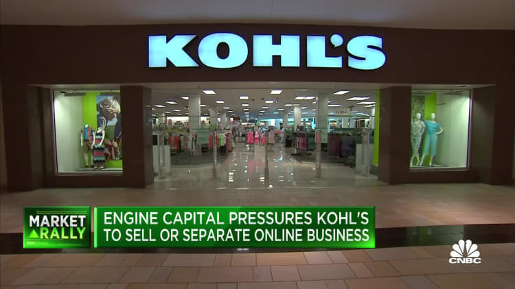 Kohl's pressured by activist investor to separate online business