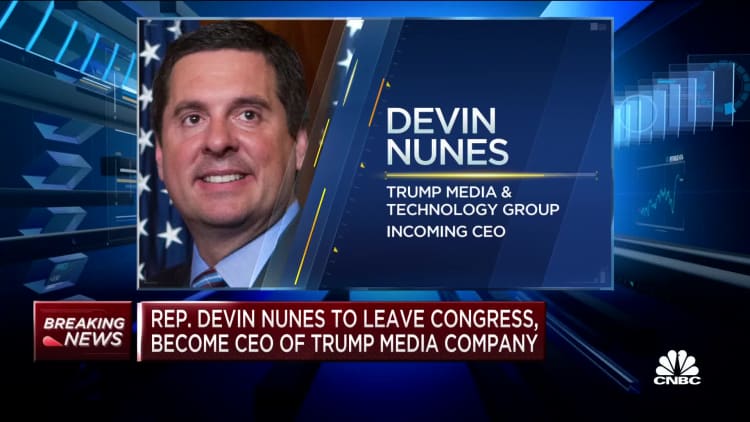 Devin Nunes leaving Congress to head Trump's media company