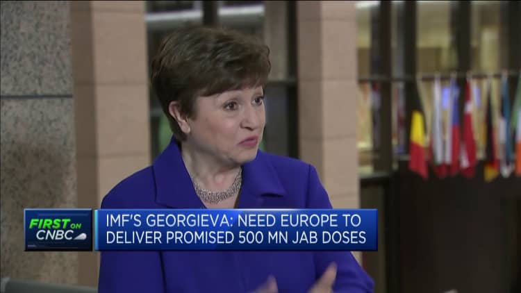 IMF's Georgieva discusses the cost of a slow vaccination rate for the global economy