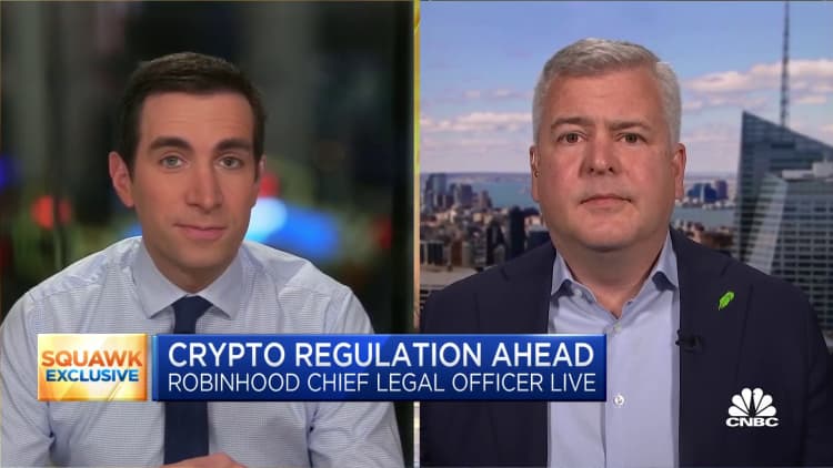 Crypto legislation likely won't come anytime soon: Robinhood's chief legal officer