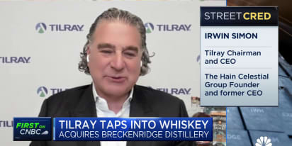 Tilray CEO says there's a potential to grow the business by infusing whiskey with cannabis