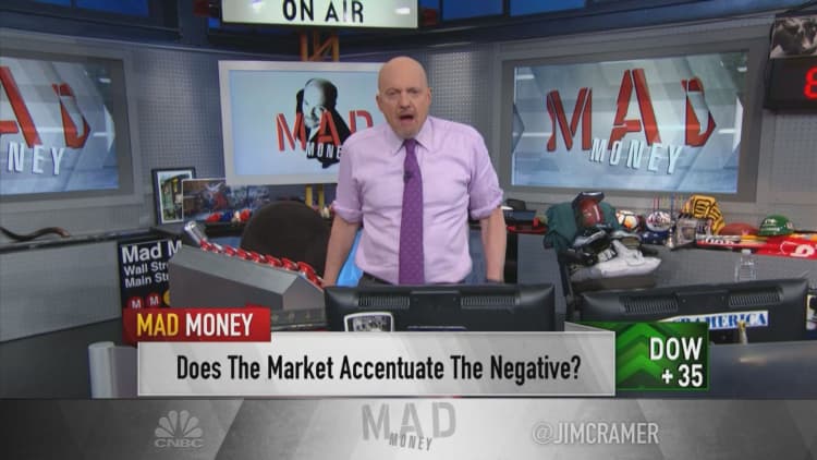 Jim Cramer sees 2 possible 'speed bumps' for stocks. Here's how he is preparing