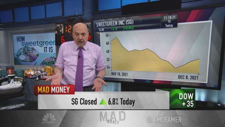 Cramer: Be patient with Sweetgreen, wait for lower levels to buy the newly public salad chain