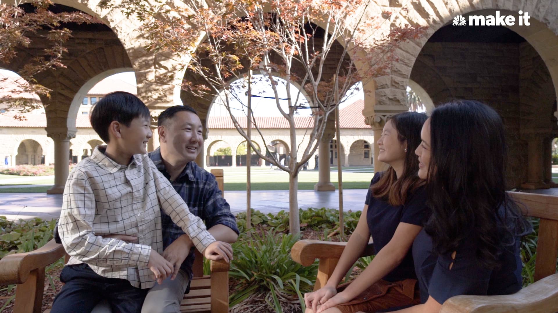 Setting their own hours allows Jen and Steve Chou to spend more time with their two children.