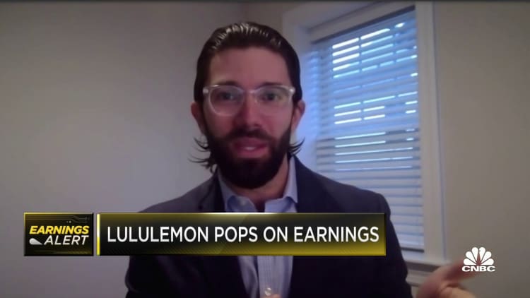 Lululemon is a phenomenal brand, but we'll watch for long-term profitability, says BMO's Simeon Siegel