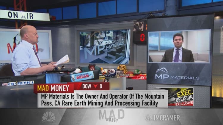 Watch Jim Cramer's full interview with MP Materials CEO James Litinsky