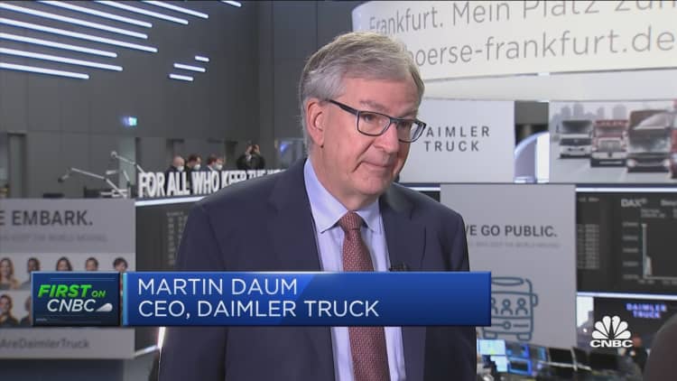 Daimler Truck CEO: 'No surprises' with opening price following spin-off for Daimler