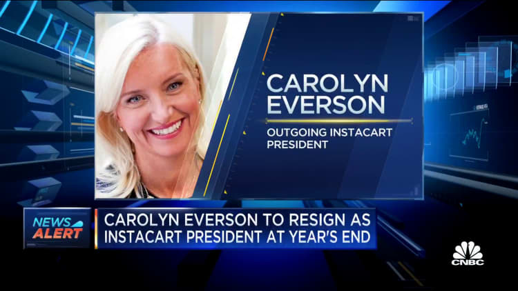 Carolyn Everson to resign as Instacart president at year's end