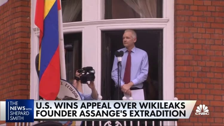 U.S. wins appeal over WikiLeaks Founder Julian Assange's extradition