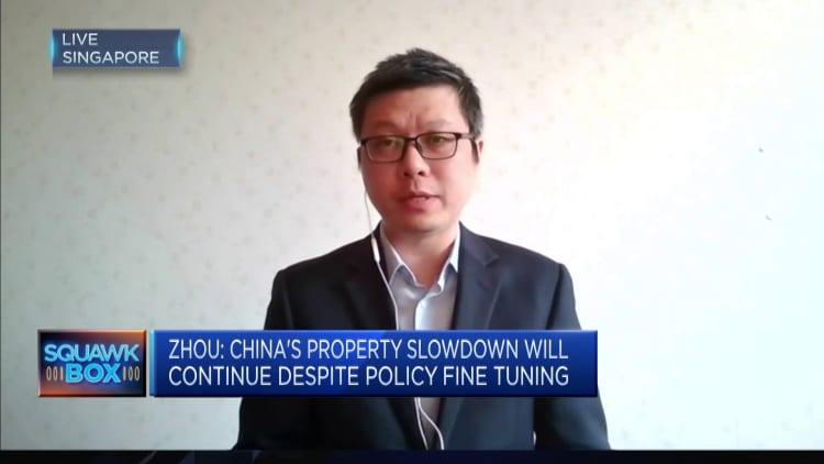 China's property market could take four to six quarters to bottom out, says economist
