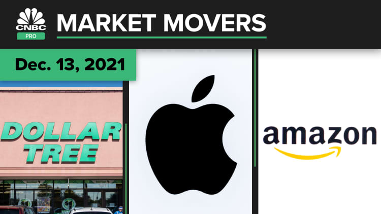 Dollar Tree, Apple, and Amazon are today's top stock picks for investors: Pro Market Movers Dec. 13