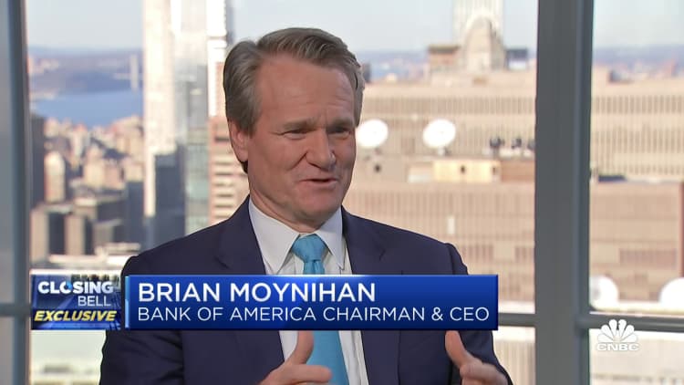 Fed will normalize monetary policy 'probably tomorrow' says Brian Moynihan, Bank of America CEO