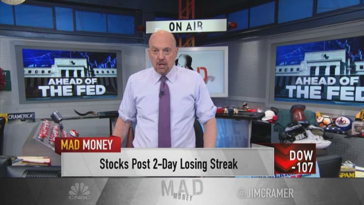 Jim Cramer shares his 'new formula' for investing right now due to Fed worries