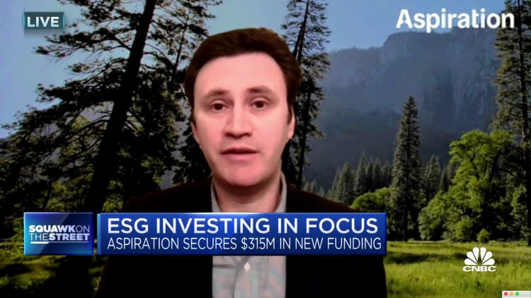 ESG-focused Aspiration secures $315 million in funding