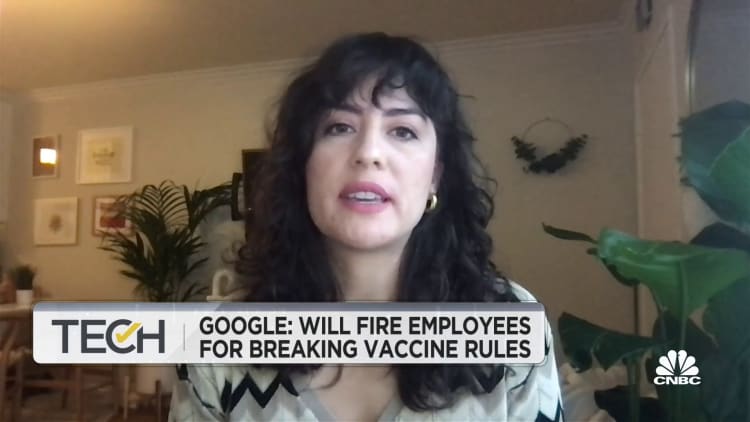 Google employees to lose pay, be fired if they don't follow vaccination rules