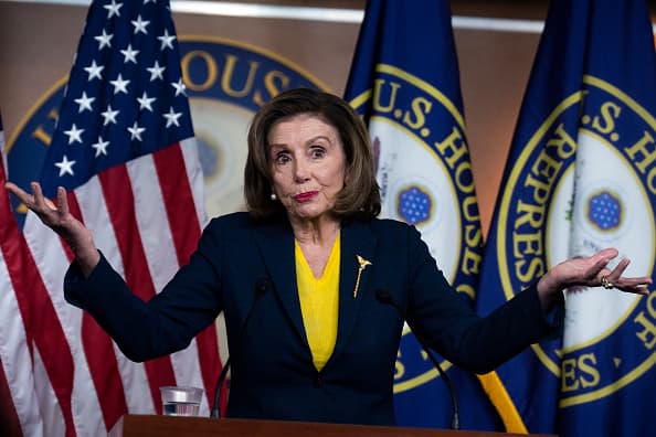 House Speaker Nancy Pelosi opposes banning Congress members from owning individu..