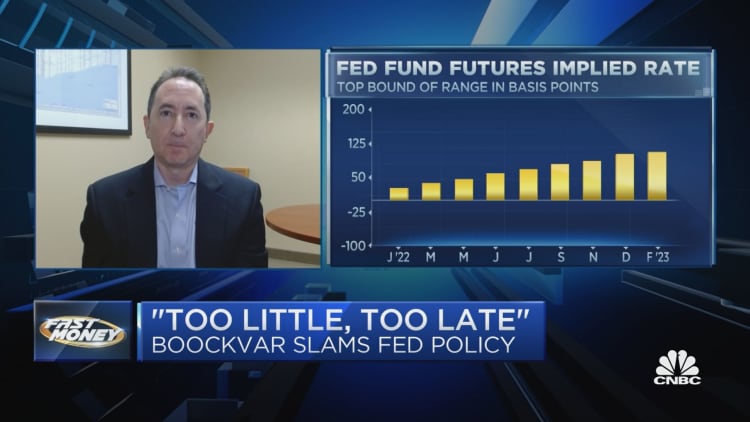 Fed is stepping up tightening too little, too late, warns Peter Boockvar