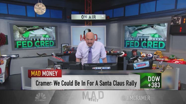 Here's why Jim Cramer says the Santa Claus rally may have started early this year
