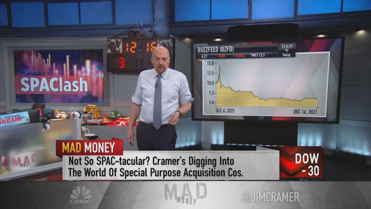 Jim Cramer examines the SPAC market, tells viewers to stay clear of it