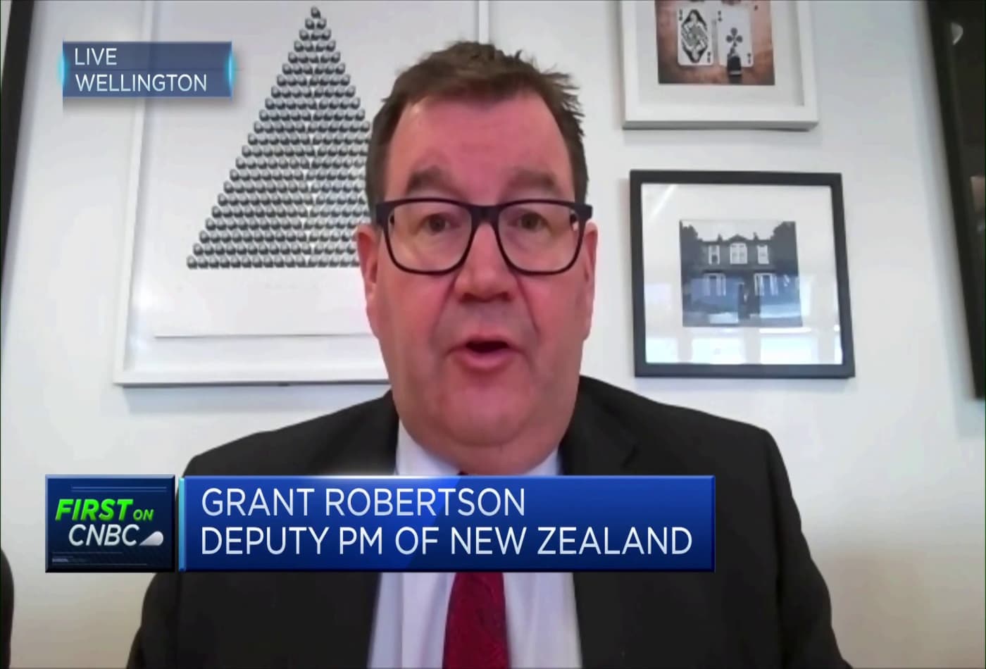 New Zealand's deputy prime minister says he's cautiously optimistic on the economy