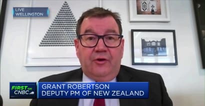 New Zealand's deputy prime minister is cautiously optimistic on the economy