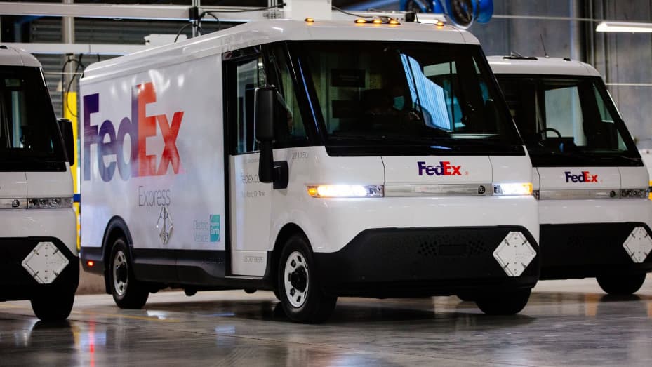 FedEx Receives First of 500 Electric Delivery Trucks from General Motors’ EV Unit
