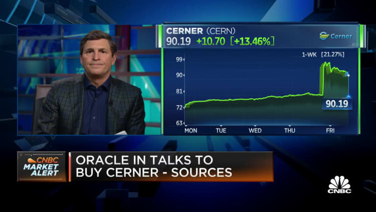 Oracle in talks to buy Cerner in $30 billion deal: WSJ